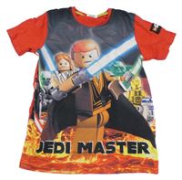Červeno-šedé tričko Star Wars George