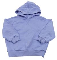 Modrofialová oversize mikina s kapucí zn. PRIMARK