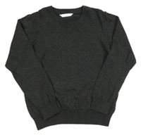 Tmavošedý melírovaný svetr M&S