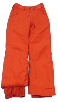 Červené šusťákové zimní oteplovačky s logem Protest