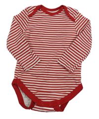 Červeno-bílé pruhované body