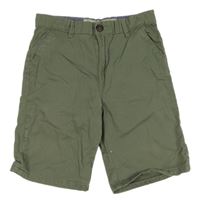 Khaki chino plátěné kraťasy Denim Co.