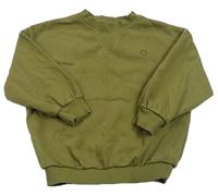 Khaki oversize mikina se smajlíkem George