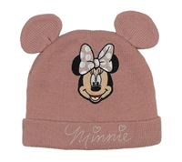 Starorůžová čepice s Minnie Disney