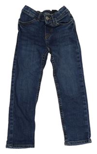 Tmavomodré slim fit rifle H&M