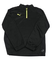 Černá sportovní funkční mikina s logem Puma