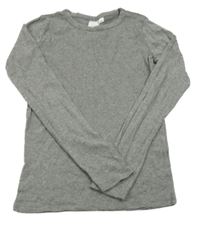 Šedé melírované triko Alive