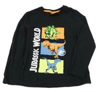 Černé trik s dinosaury - Jurský svět Primark