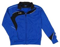 Safírovo-černá sportovní propínací mikina Jako