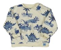 Smetanová mikina s dinosaury F&F