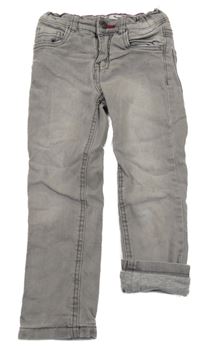 Šedé podšité skinny rifle Impidimpi
