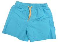 Modré plážové kraťasy H&M