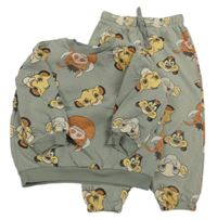 2 set - Khaki mikina s Lvím králem + tepláky H&M