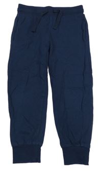 Tmavomodré lehké tepláky H&M