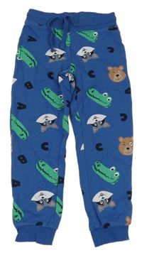 Modré tepláky s obrázky Lupilu