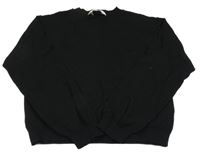 Černý lehký crop svetr H&M