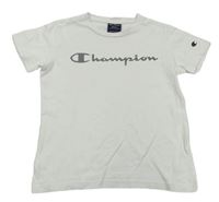 Bílé tričko s logem Champion