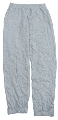 Šedé melírované pyžamové kalhoty