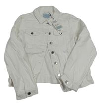 Bílá riflová bunda Denim Co.