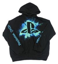 Černá mikina s kapucí - Playstation H&M