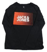 Černé triko s logem zn. Jack & Jones