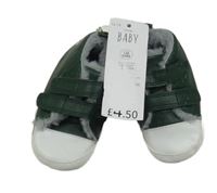 Nové - Tmavozelené koženkové capáčky s diny George vel. 20