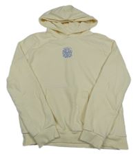 Vanilková mikina s nápisem a kapucí C&A