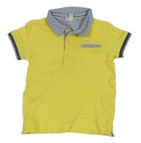 Žluté polo tričko 
