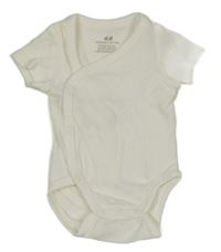 Bílé vzorované zavinovací body H&M