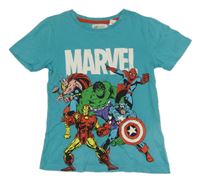 Modré tričko se superhrdiny H&M