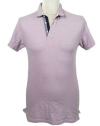 Pánské růžové polo tričko Zara 
