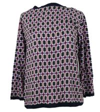 Dámské černo-růžové vzorované triko Sahara 