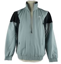 Pánská šedo-černá šusťáková sportovní funkční bunda Adidas 