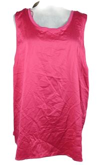 Dámská fuchsiová saténová halenka TU 