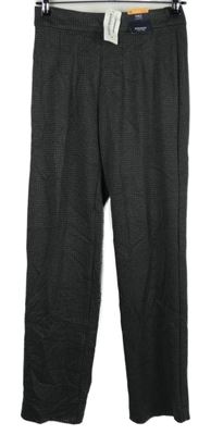 Nové - Dámské šedo-černé vzorované straight teplákové kalhoty M&S