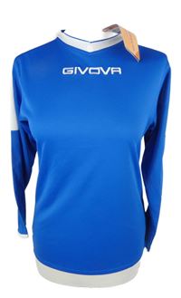 Nové - Dámské safírovo-bílé sportovní triko Givova 