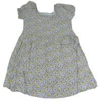 Bílé květinové šaty Primark