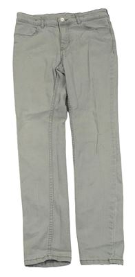 Světlešedé skinny rifle zn. H&M