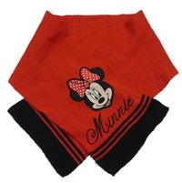 Červeno-černá šála s Minnie vel.98-116