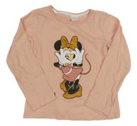 Světlerůžové triko s Minnie Disney