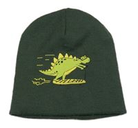 Khaki pletená čepice s dinem Xmail