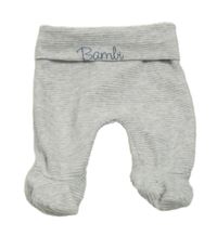 Světlešedé melírované žebrované polodupky Primark