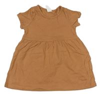 Broskvové bavlněné šaty zn. H&M