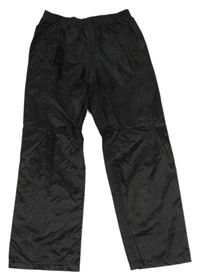 Černé šusťákové nepromokavé kalhoty Regatta