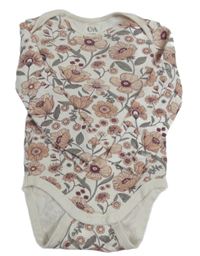 Bílé květované body C&A