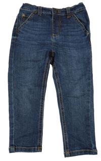 Tmavomodré skinny rifle George