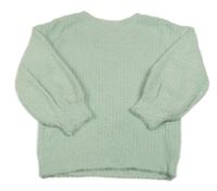 Zelenkavý chlupatý svetr Matalan