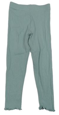 Zelené žebrované legíny Primark