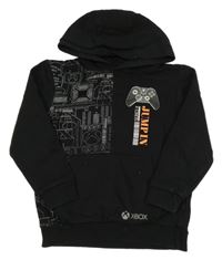 Černá mikina s ovladačem a kapucí - X-BOX