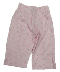 Světlerůžové lehké tepláky se srdíčky Lupilu